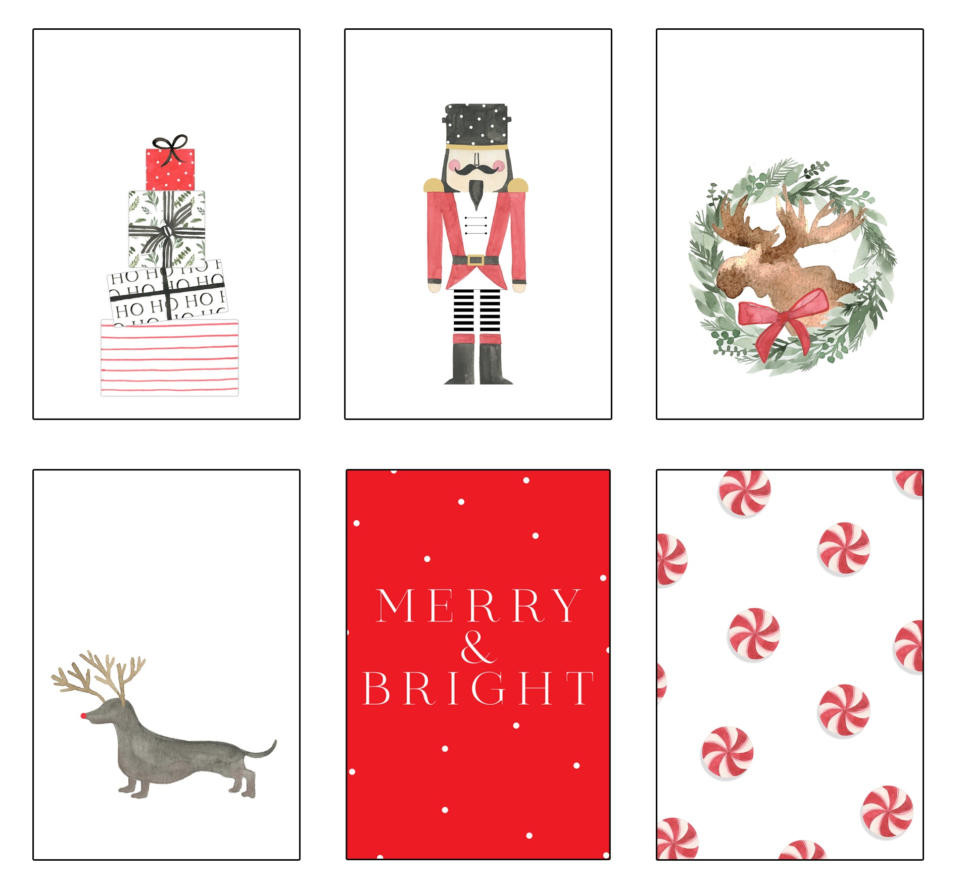 Merry & Bright Gift Tag Set