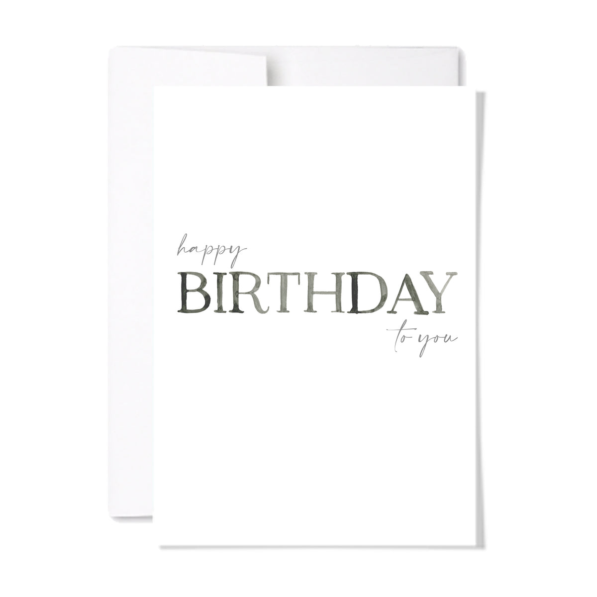 Happy Birthday to You Card – Paperscript